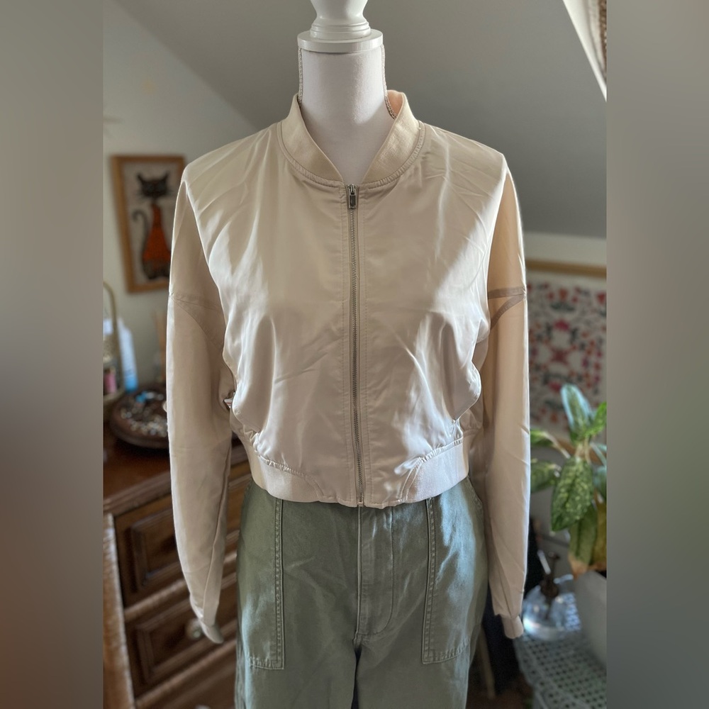 Zara short waterproof jacket
